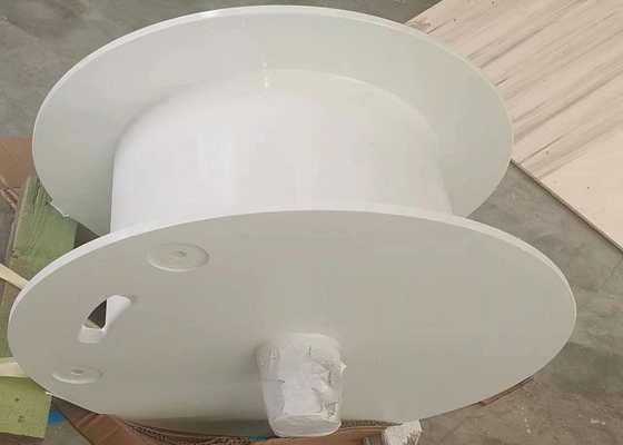 Q355D Marine Crane Fiting Cable Winding Drum 1700mm Covered With Zinc And Paint