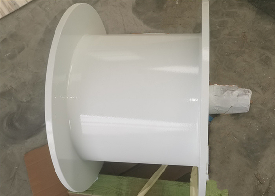 Q355D Marine Crane Fiting Cable Winding Drum 1700mm Covered With Zinc And Paint