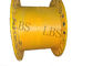 SS304 Small LBS Grooved Drum With Flanges