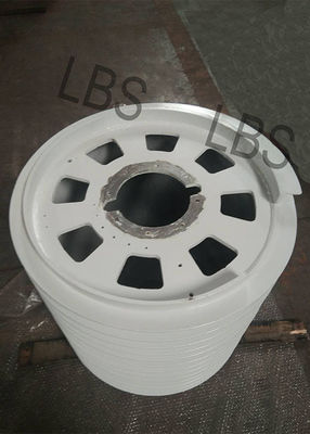 Durable Wire Rope Winch Drum LBS Grooved Machining For Storage Ropes