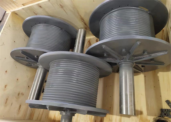 Tambor Lebus con ranuras Tambor de cuerda de alambre Tambor para cuerda de enrollamiento