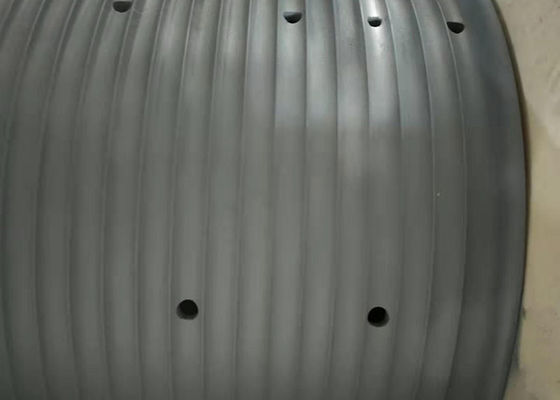 Color gris que alza la manga partida del surco de la cuerda de alambre de la manga de Lebus del mecanismo