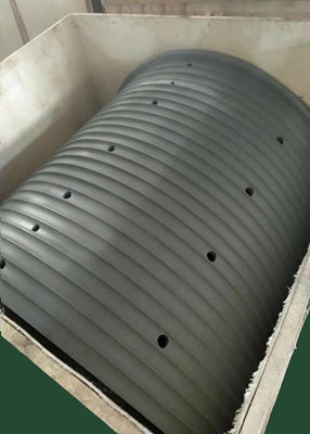 El tambor empernado/de la soldadura de la conexión del torno acanaló las mangas y las cáscaras