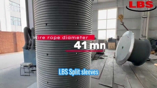 Heavy-Duty Hoisting Lbs Drum Sleeve | 41mm Rope Diameter 3400m  Rope Length